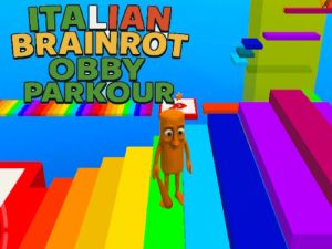Spel Italiaanse Brainrot Obby Parkour  aanlyn
