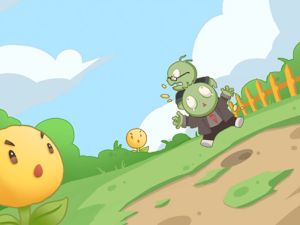 Spel Blomme vs zombies aanlyn