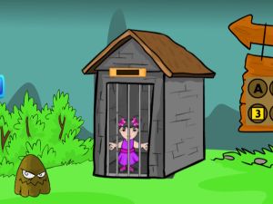 Spel Purple Beauty Girl Rescue aanlyn