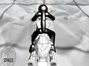 Spel Stickman Zombie Motorfietswedrenne aanlyn