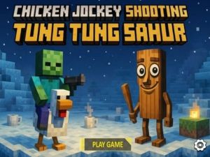Spel Chicken Jockey skiet Tung Tung Sahur aanlyn