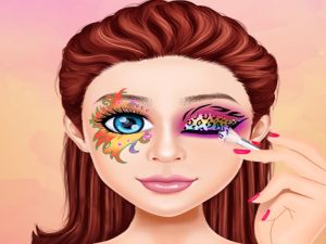 Spel Oogkuns magiese oog make-up aanlyn