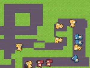 Spel Dino Defense 2d aanlyn