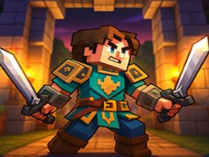 Spel Steve Dungeon Adventure aanlyn