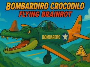 Spel Bombardiro Crocodilo Flying Brainrot aanlyn