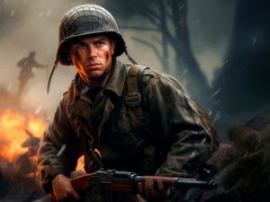 Spel Wêreldoorlog 2 skieter aanlyn