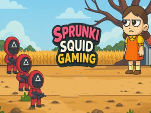 Spel Sprunki Squid Gaming aanlyn
