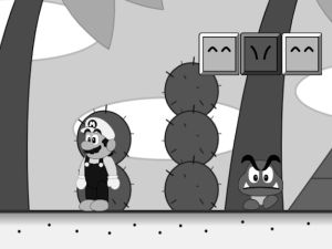 Spel Super Mario Land in Scratch aanlyn