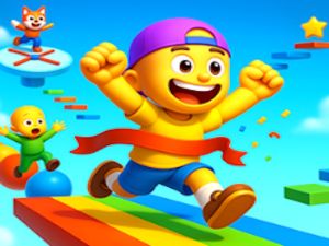 Spel Obby Parkour: hardloop, spring aanlyn