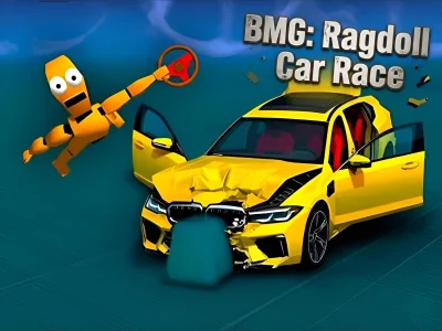 Spel BMG: Ragdoll Car Race aanlyn