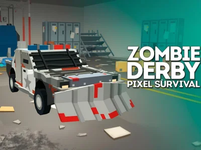 Spel Zombie Derby Pixel Survival aanlyn