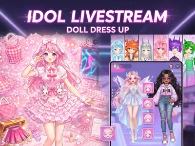 Spel Idol Livestream: Doll Dress Up aanlyn
