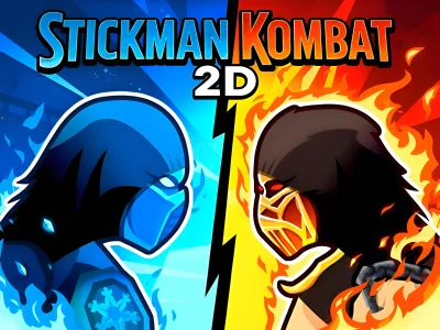 Spel Stickman Kombat 2D aanlyn