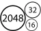 Spel Merge Numbers 2048 aanlyn