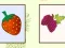 Spel Fruits Memory aanlyn