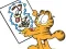 Spel Garfield connects the dots aanlyn