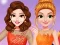 Spel Princesses Ice Skating Dress Up aanlyn