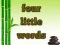 Spel Four Little Words aanlyn