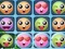 Spel Emoji Match 3 aanlyn