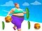 Spel Muscle Girl Calorie Run aanlyn