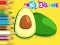 Spel Coloring Book: Avocado Fruit aanlyn
