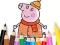 Spel Coloring Book: Mommy Pig Winter aanlyn