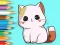 Spel Coloring Book: Cute Kitten aanlyn