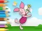 Spel Coloring Book: Piglet Holds Toy Windmill aanlyn