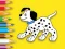 Spel Coloring Book: Cute Spotted Dog aanlyn