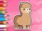 Spel Coloring Book: Cute Alpaca aanlyn