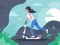 Spel Electric scooter rides jigsaw aanlyn