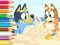 Spel Coloring Book: Bluey On The Beach aanlyn