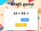Spel Math game aanlyn