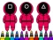 Spel Coloring Book: Squid Game Mask aanlyn
