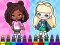 Spel Coloring Book: Aha World Sporty Girl aanlyn