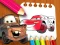 Spel Cars Coloring Book aanlyn