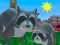 Spel Raccoon Adventure City Simulator 3d aanlyn