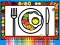 Spel Color and Decorate Dinner Plate aanlyn