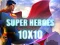 Spel Super heroes 10х10 aanlyn