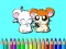 Spel Hamster Coloring Book aanlyn