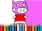 Spel Back To School Coloring Book Pig aanlyn