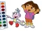 Spel Dora The Explorer Coloring Book aanlyn