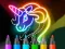 Spel Learn to Draw Glow Cartoon aanlyn