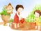 Spel Cartoon Childrens Day Puzzle aanlyn