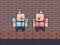 Spel 2 Player Red Blue Pirates aanlyn