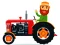 Spel Cartoon Farm Traktors aanlyn