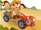 Spel Cartoon Tractor Puzzle aanlyn