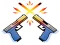 Spel Double Gun Strike aanlyn