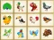 Spel Birds Board Puzzles aanlyn