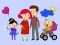Spel Happy Family Coloring Book aanlyn